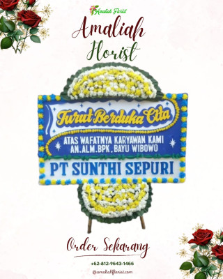 Papan Bunga Duka di Panceng